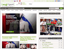 Tablet Screenshot of lezgisport.com